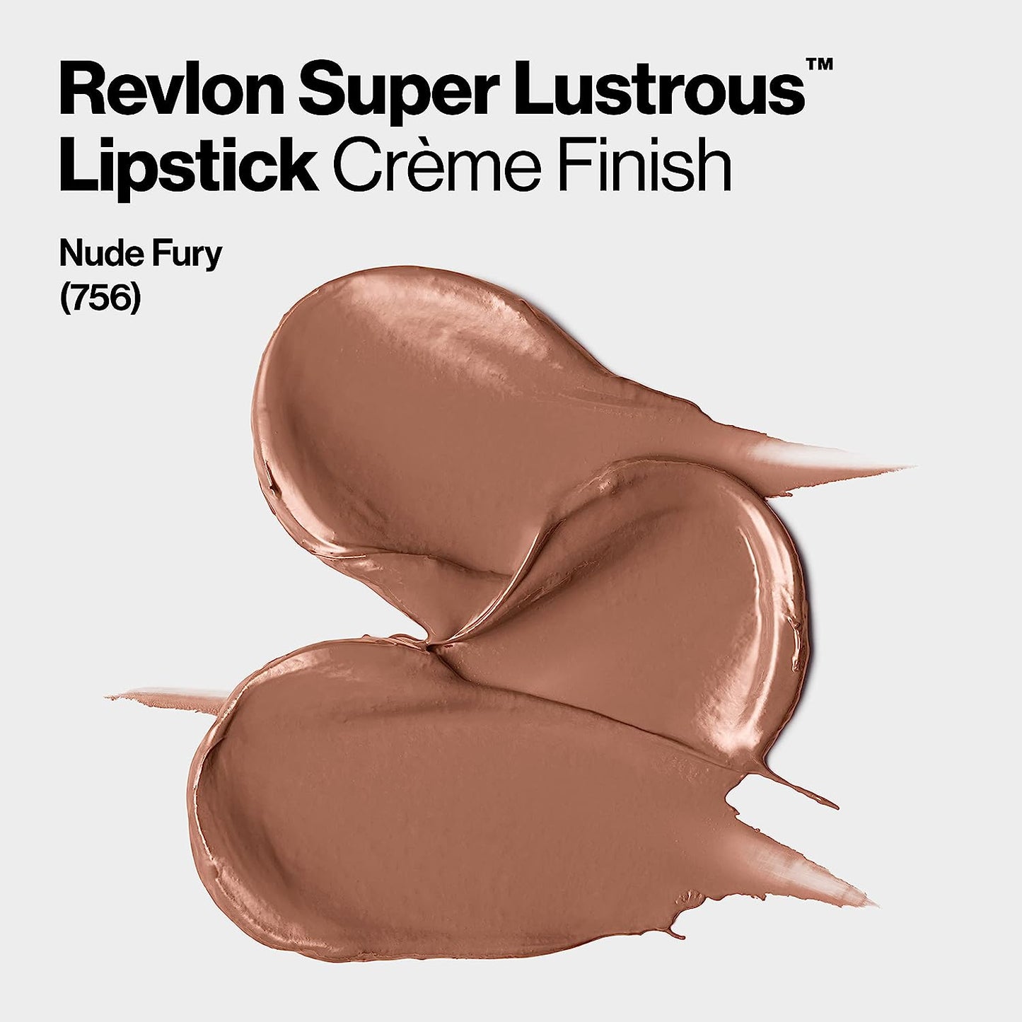 Revlon Super Lustrous Lipstick 756 Nude Fury – Rich, Classic Nude Finish