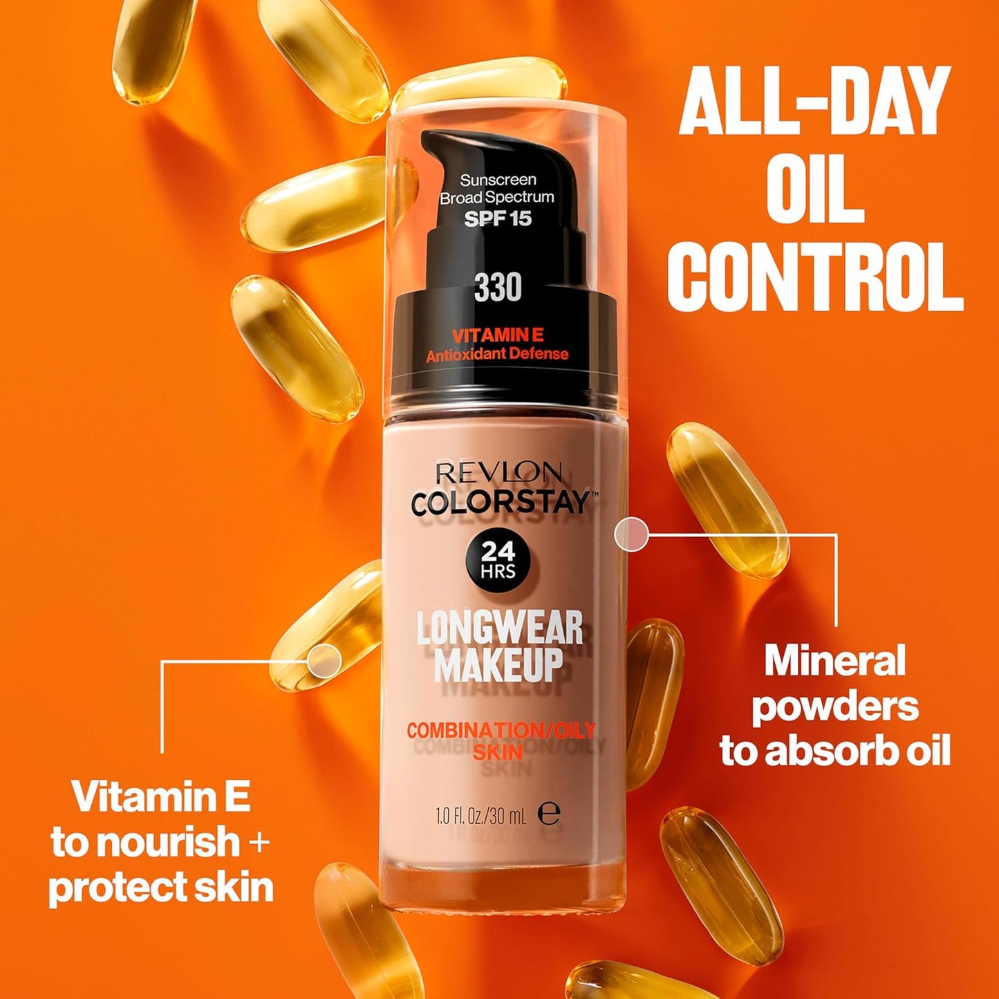 Revlon Colorstay Combination Oily Skin Foundation – 200 Nude