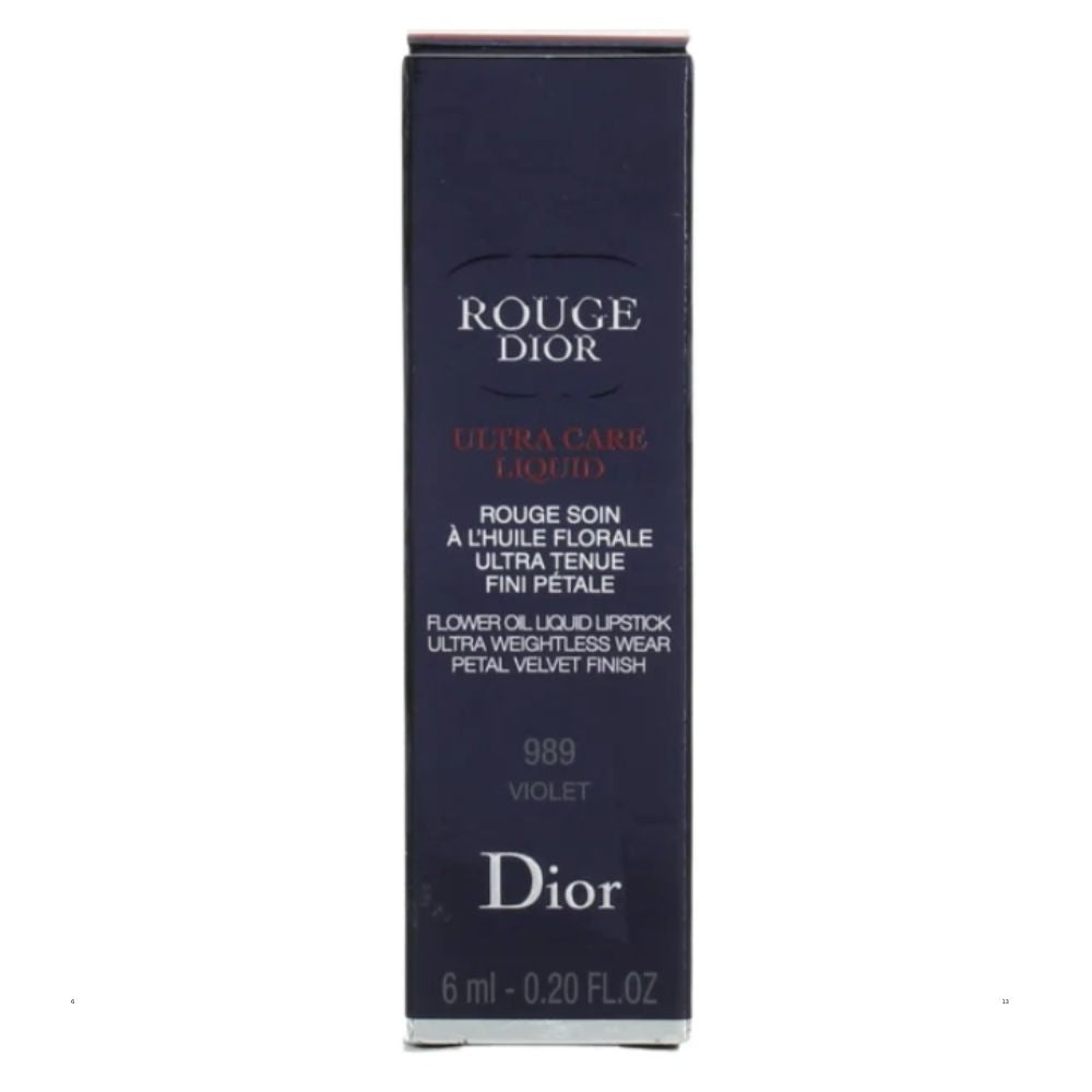 Rouge Dior Couture Ultra Care Liquid Lipstick 989 Violet – Bold, Hydrating Purple