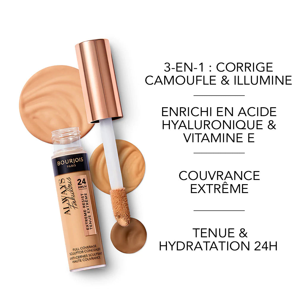 Bourjois Always Fabulous Extreme Resist Concealer – 100 Ivory