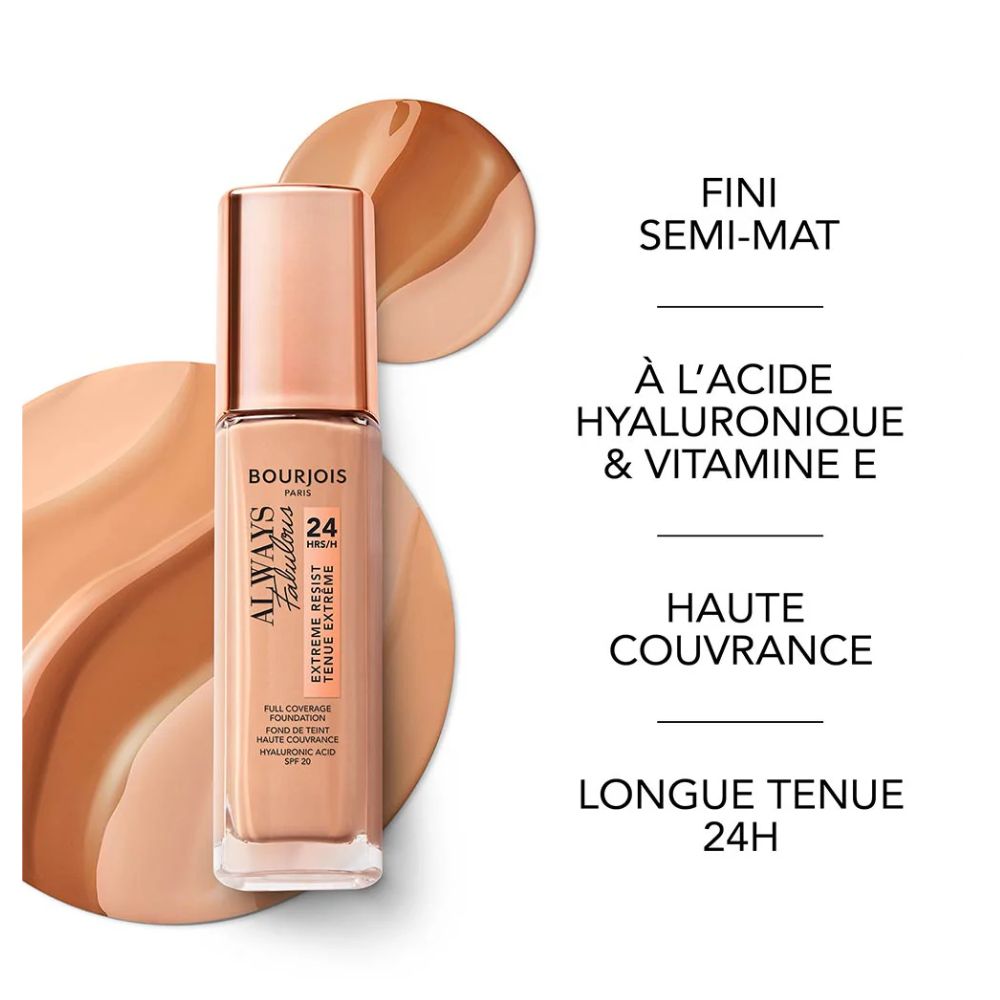 Bourjois Always Fabulous 24H Foundation SPF 20 – Full Coverage