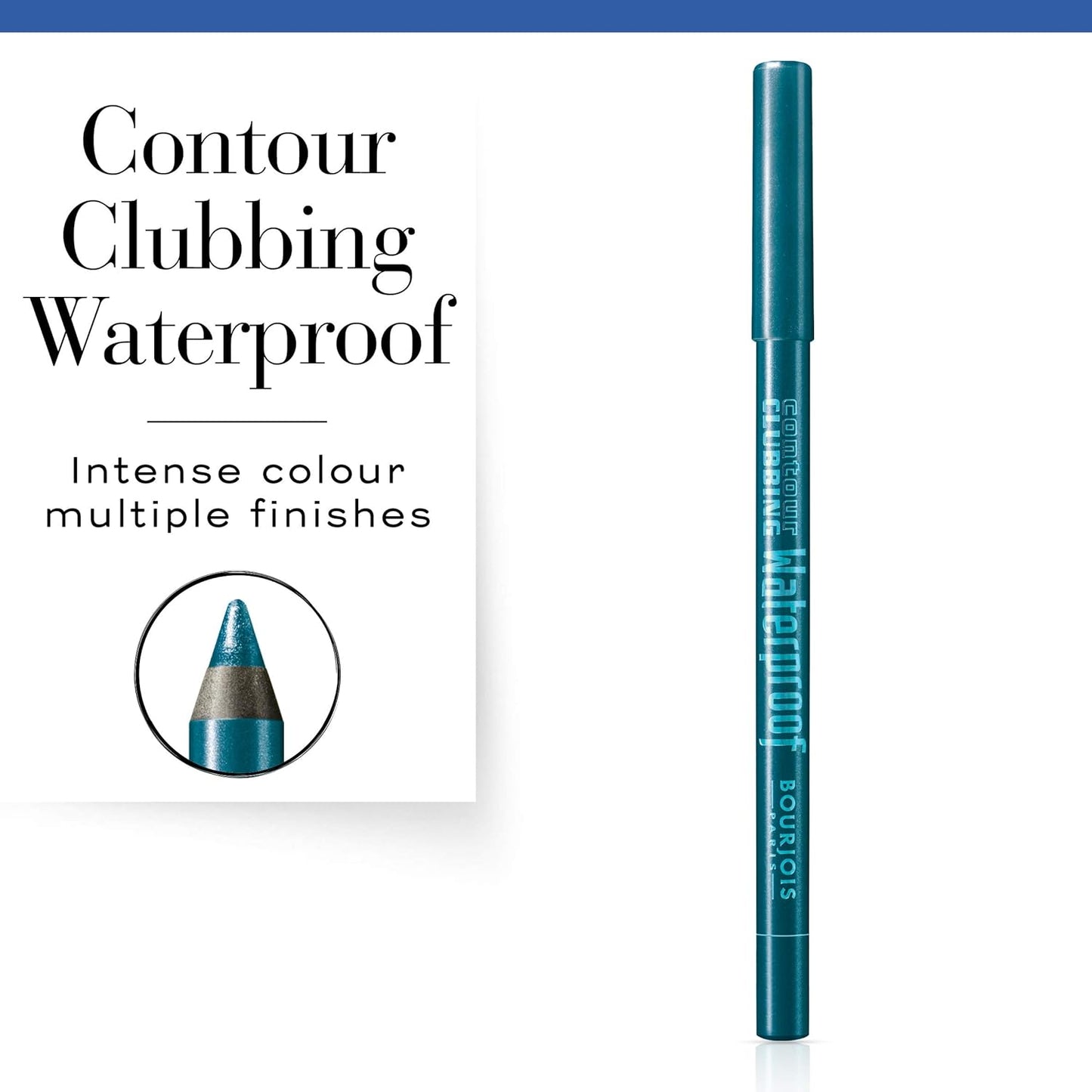 Bourjois Clubbing Waterproof Contour Eyeliner Pencil – Intense, Longwear