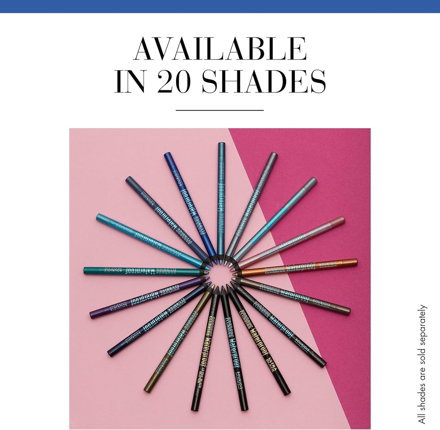 Bourjois Clubbing Waterproof Contour Eyeliner Pencil – Intense, Longwear