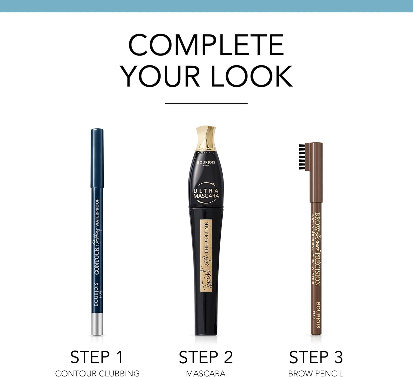 Bourjois Clubbing Waterproof Contour Eyeliner Pencil – Intense, Longwear