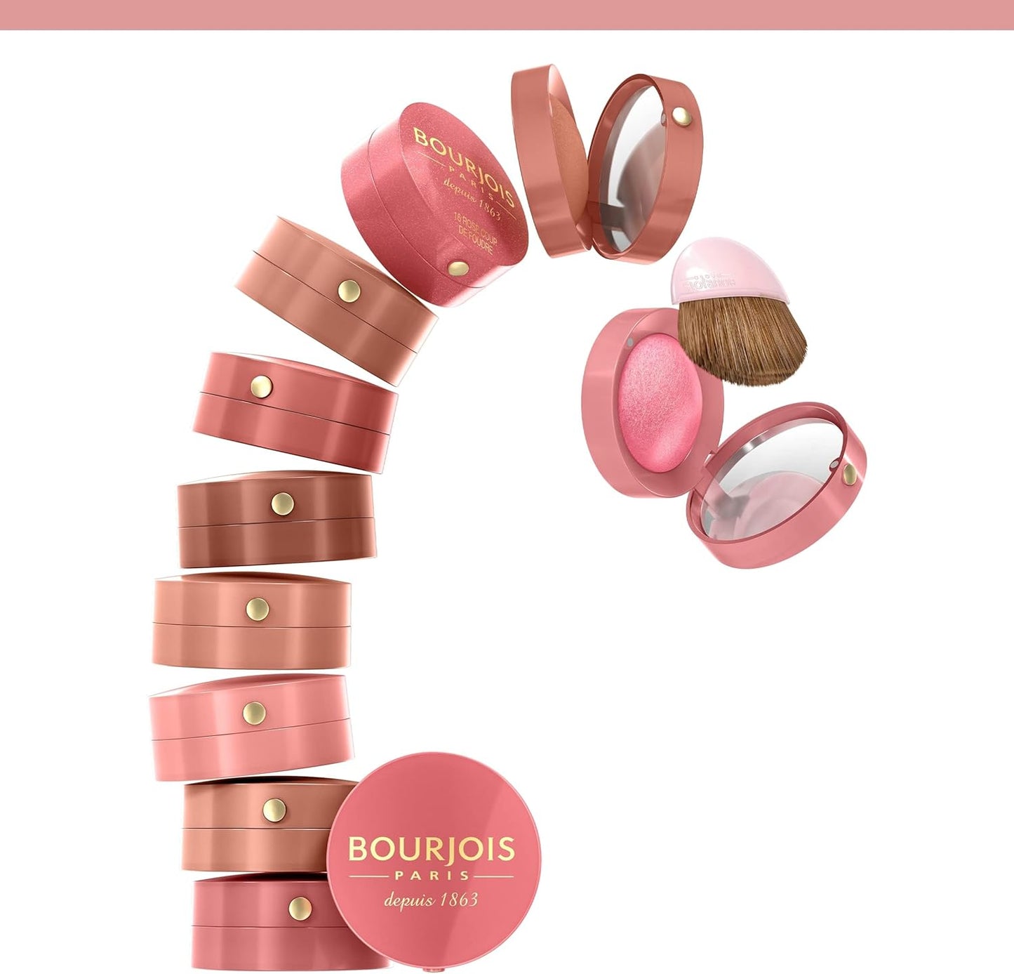 Bourjois Little Round Pot Blusher – 18 Rouge Ravissant