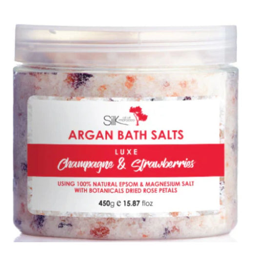 Silk Oil of Morocco Argan Bath Salts – Rejuvenating Mineral Soak