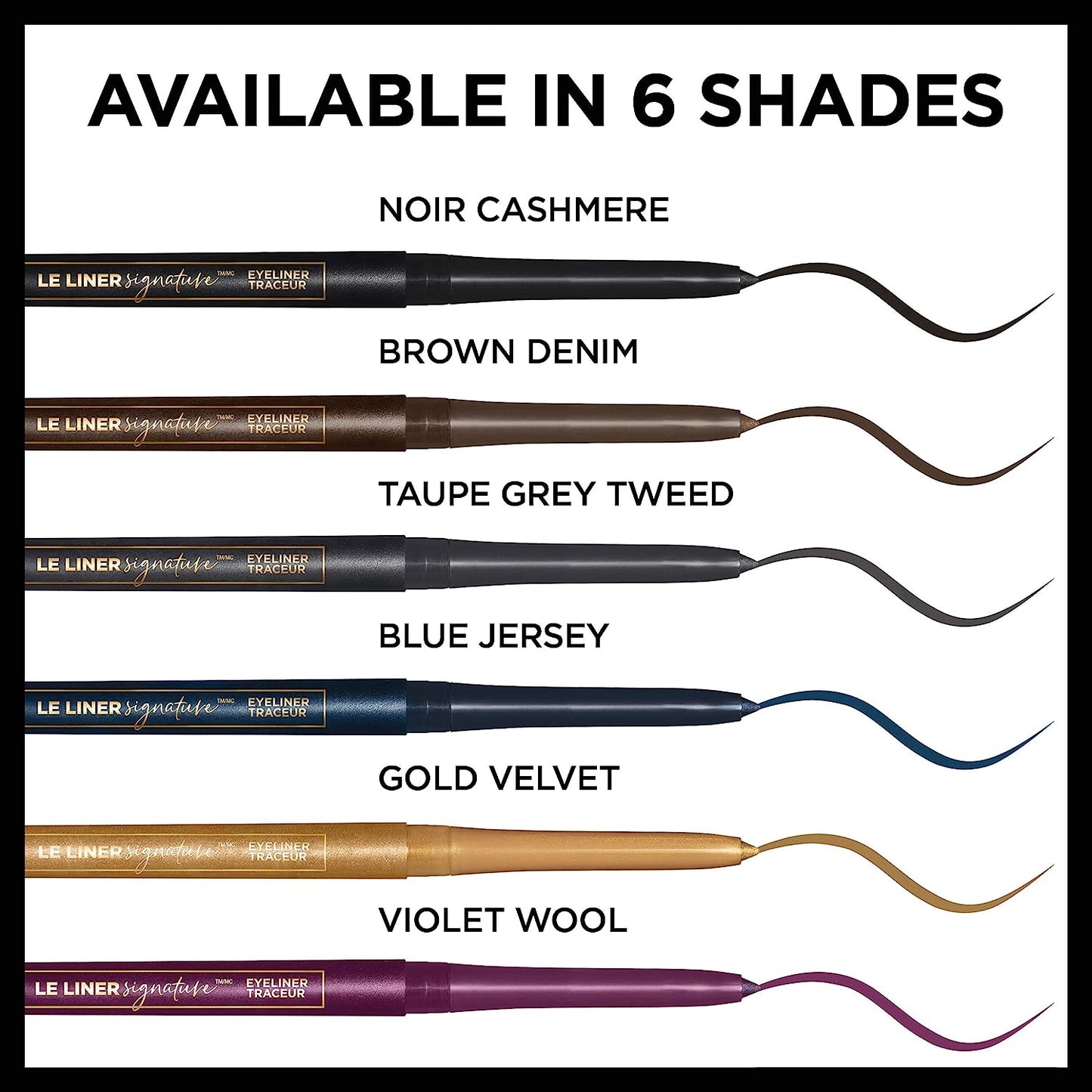 L'Oreal LE Liner Signature Eyeliner: The Best Eyeliner for a Stunning Color Impact