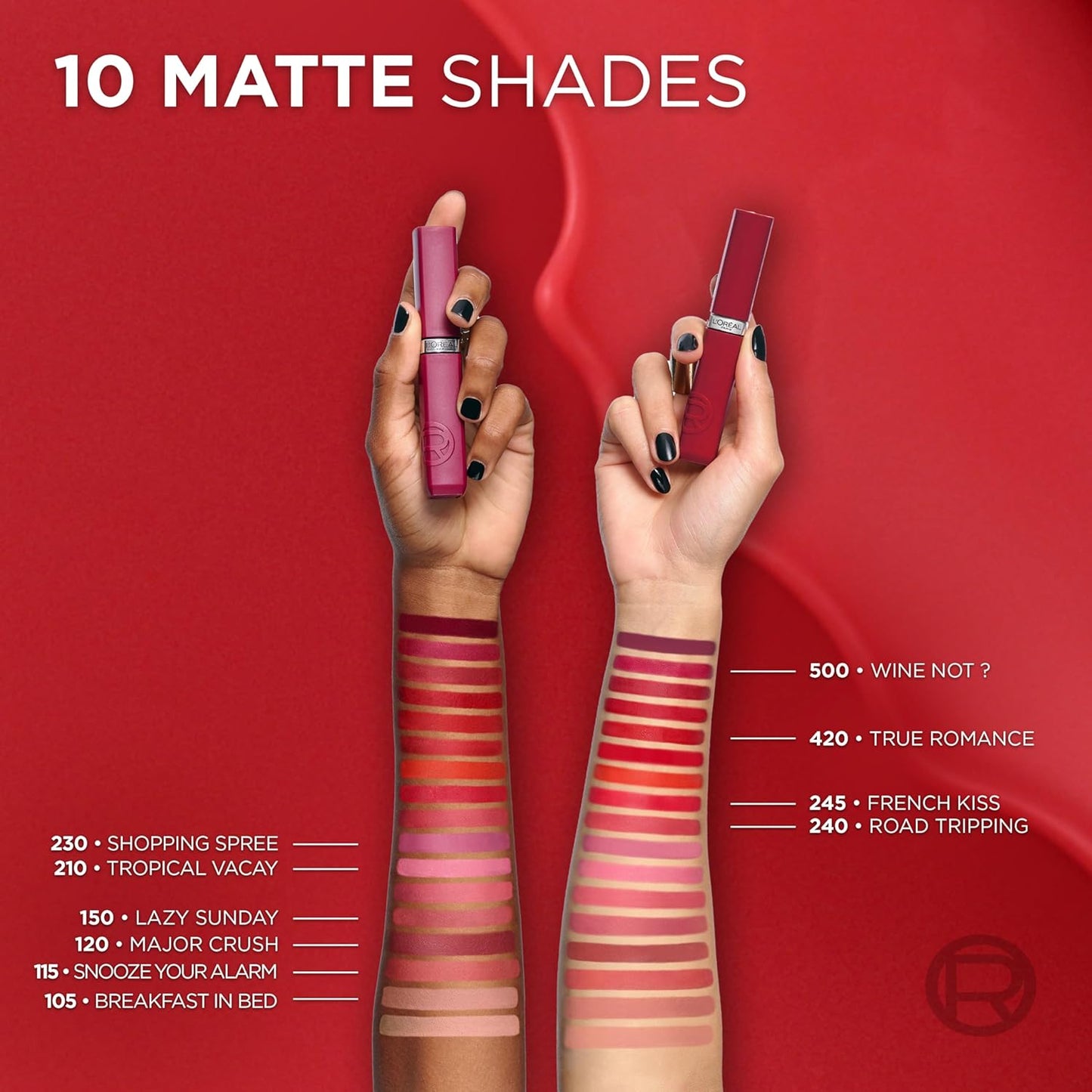 L’Oréal Infallible Le Matte Resistance Liquid Lipstick – 16H Ultra-Matte