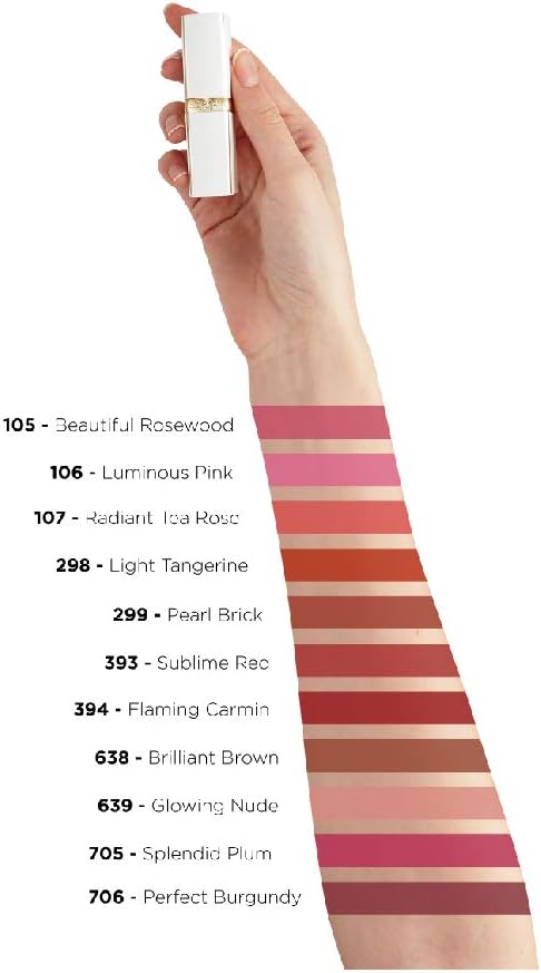 L'Oreal Le Rouge Lumiere Lipstick - Radiant Color & Luxury