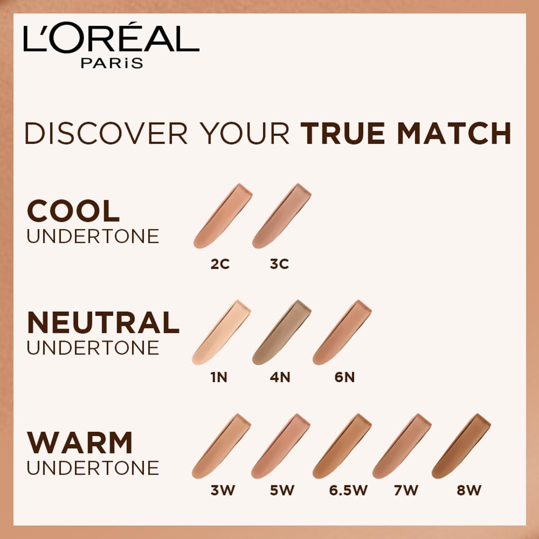 L'Oreal True Match Foundation 8N Cappuccino – Natural Finish, Buildable Coverage