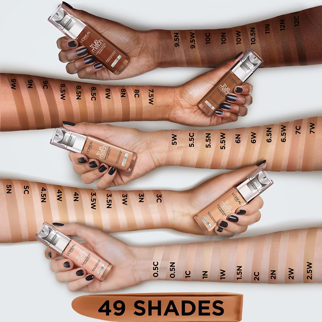 L'Oreal True Match Foundation 8N Cappuccino – Natural Finish, Buildable Coverage