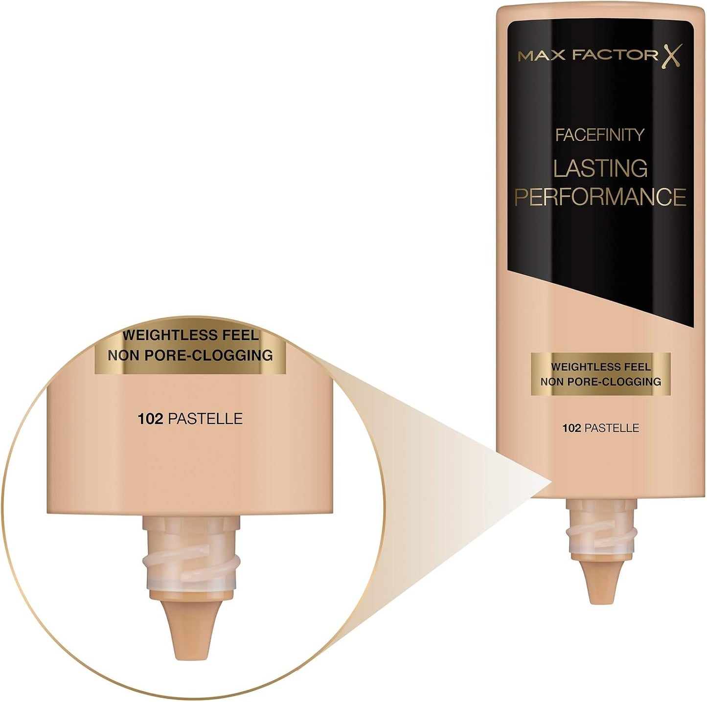 Max Factor Lasting Performance Foundation 106 Natural Beige – 24H Satin-Matte Finish