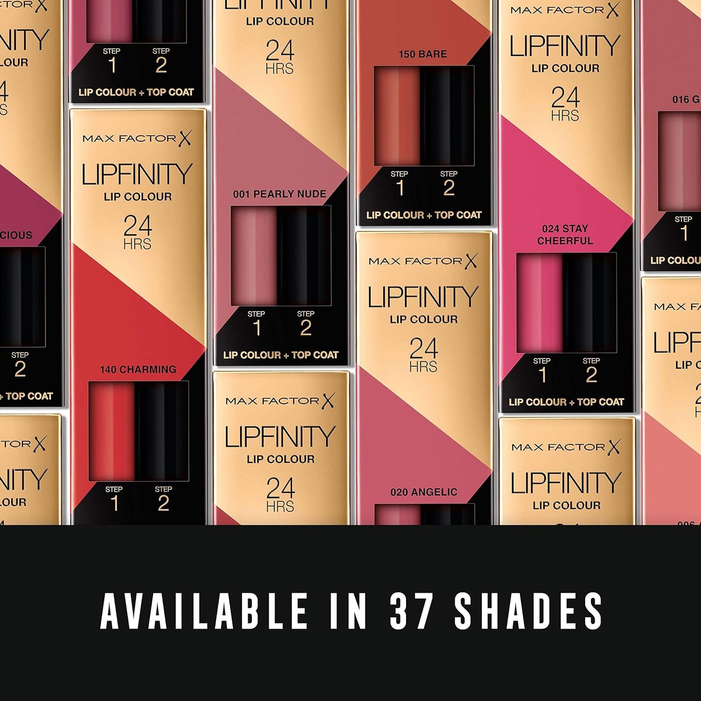 Max Factor Lipfinity Lip Colour 016 Glowing – 24HR Kiss-Proof Finish