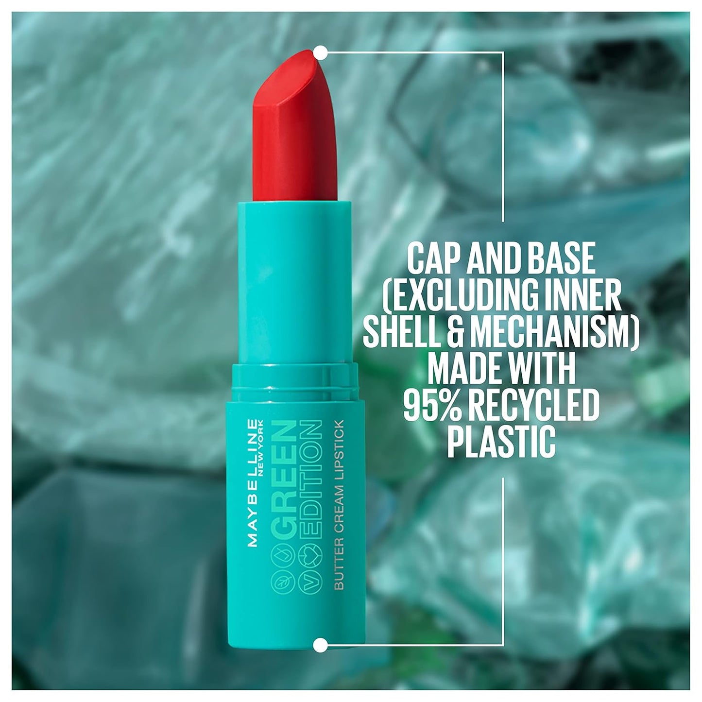 Maybelline Green Edition Butter Cream Lipstick – Clean, Creamy Colour