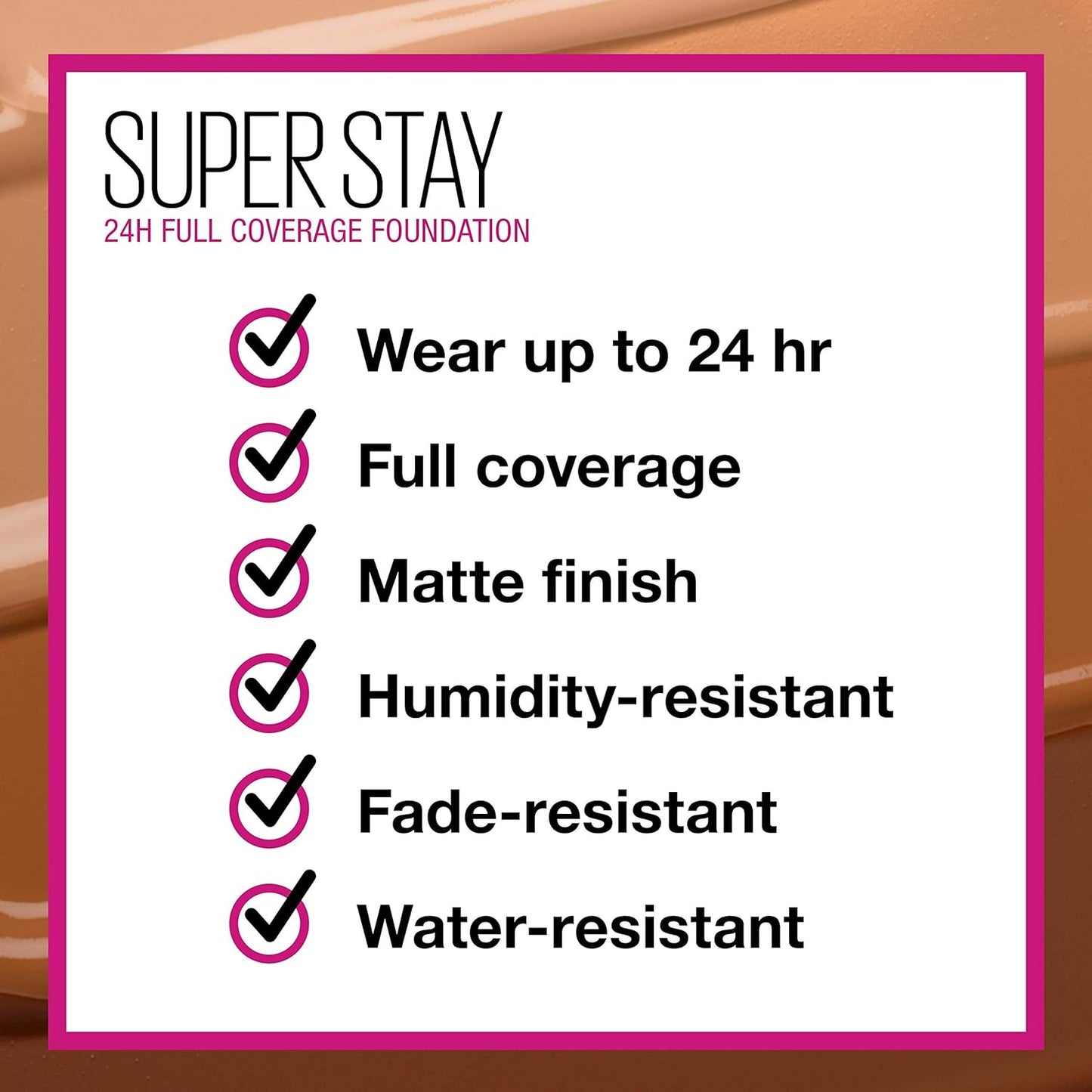 Unstoppable Beauty: Maybelline SuperStay 24 Hour Foundation