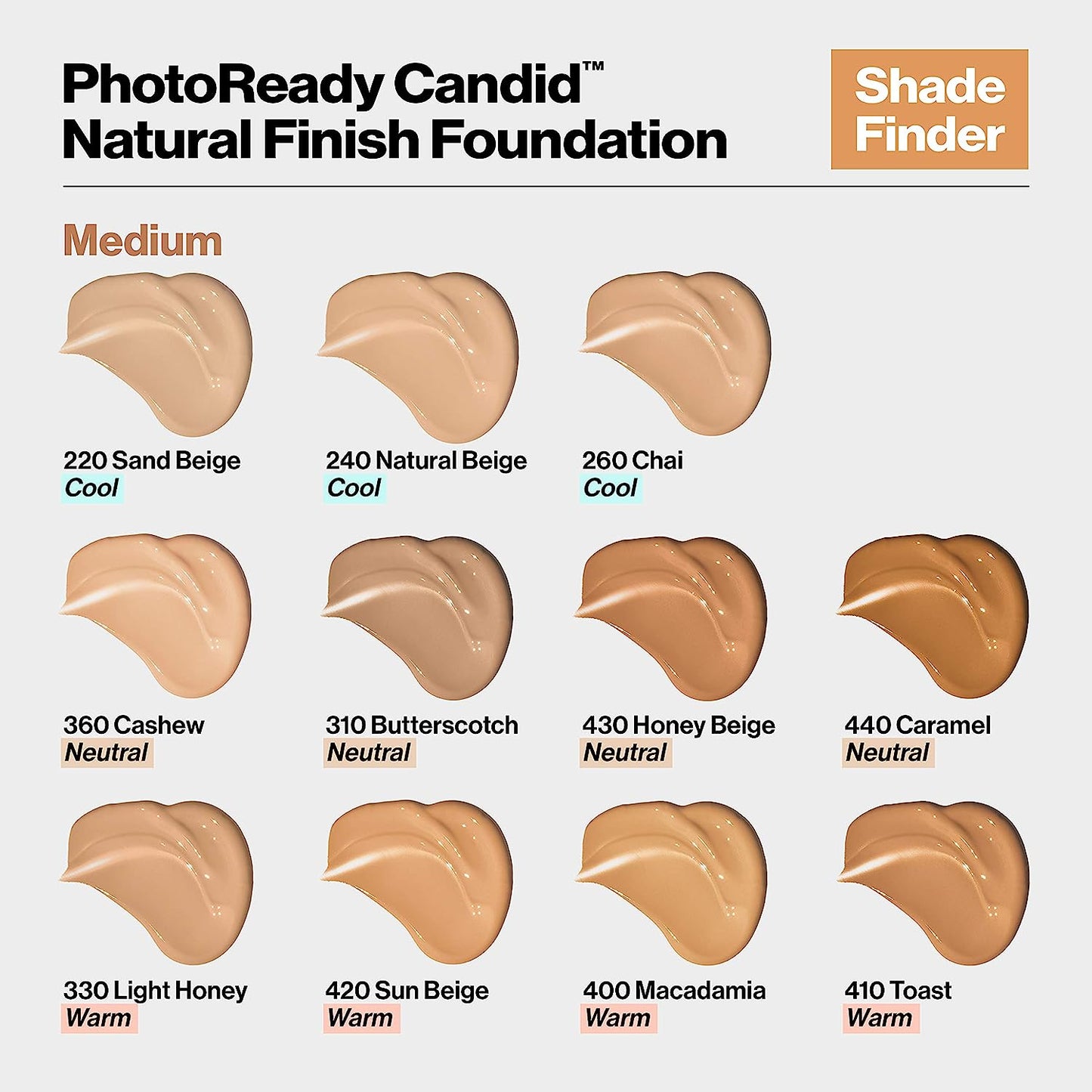 Revlon PhotoReady Candid Natural Finish Foundation 240 Natural Beige – Lightweight, Radiant Coverage