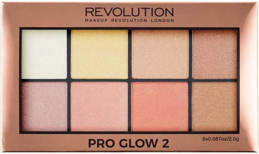 Revolution Highlighter Palette Pro Glow 2 - Illuminate Your Beauty