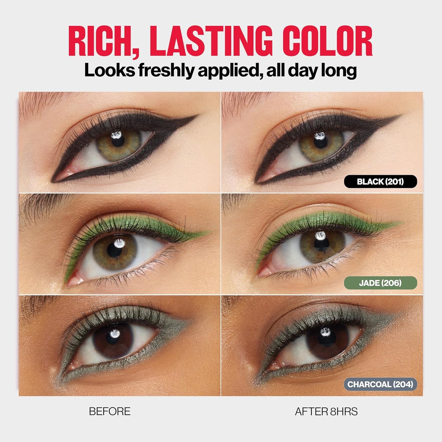 Revlon ColorStay Eyeliner 206 Jade – Rich Emerald, 24H Smudge-Proof