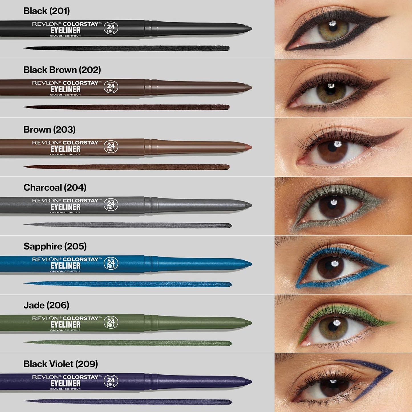 Revlon Colorstay Eyeliner 202 Black Brown – Long-Wear, Precise Definition