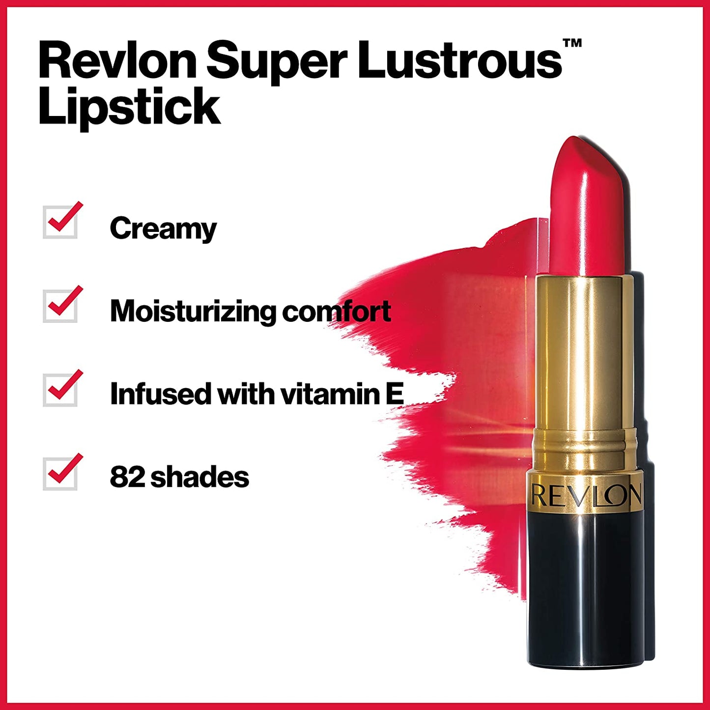 Revlon Super Lustrous Lipstick 525 Wine With Everything – Rich, Bold Wine Shade