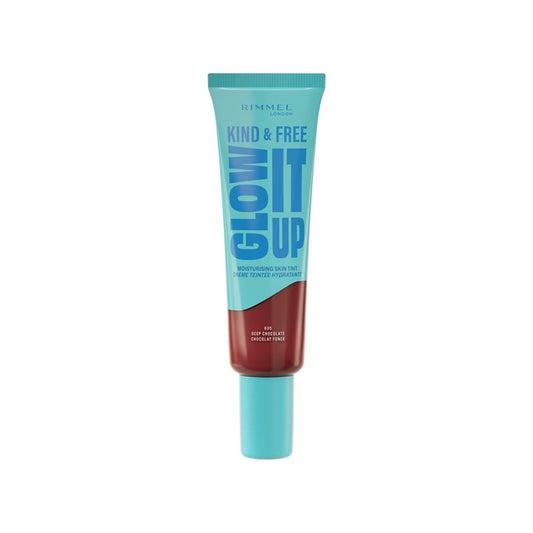 Rimmel Kind and Free Glow It Up Moisturising Skin Tint – 605 Deep Chocolate