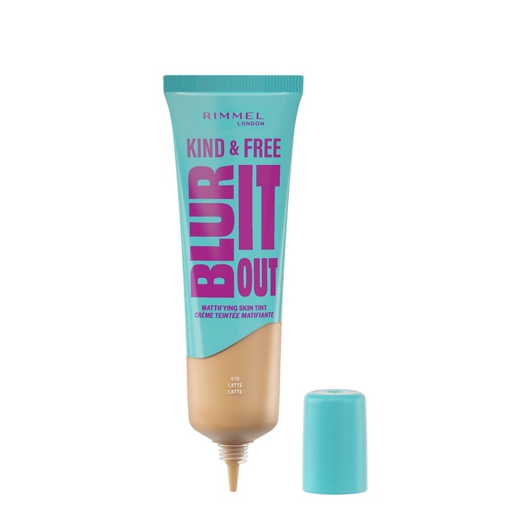 Rimmel Blurt It Out Mattifying Skin Tint Foundation – 410 Latte