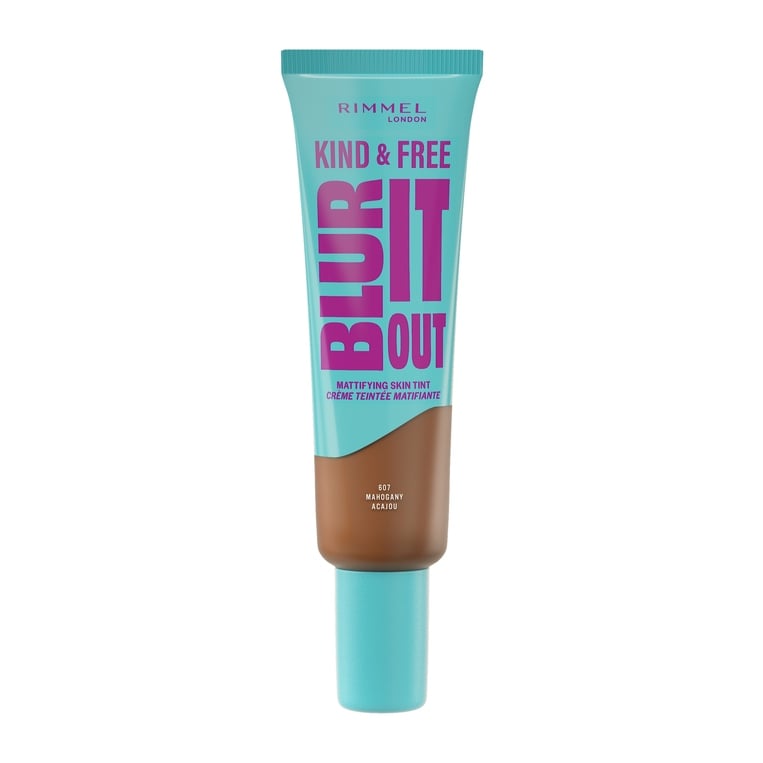 Rimmel Blurt It Out Mattifying Skin Tint Foundation – 607 Mahogany