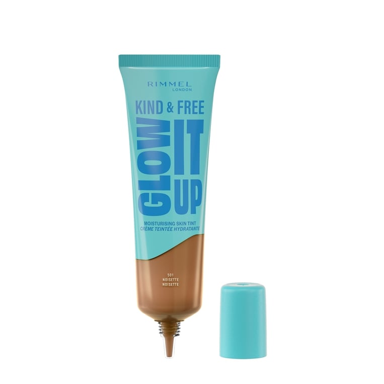 Rimmel Kind and Free Glow It Up Moisturising Skin Tint – 501 Noisette