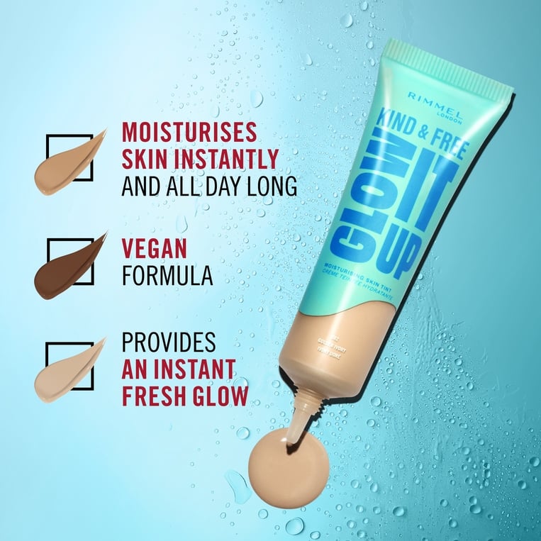 Rimmel Kind and Free Glow It Up Moisturising Skin Tint – 203 True Beige