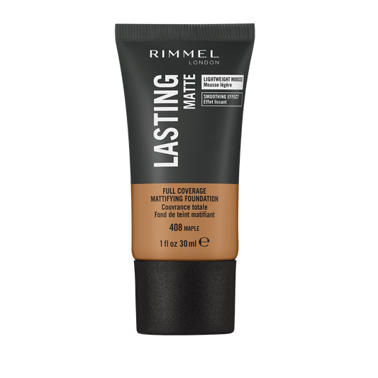 Rimmel Lasting Matte Foundation – 408 Maple